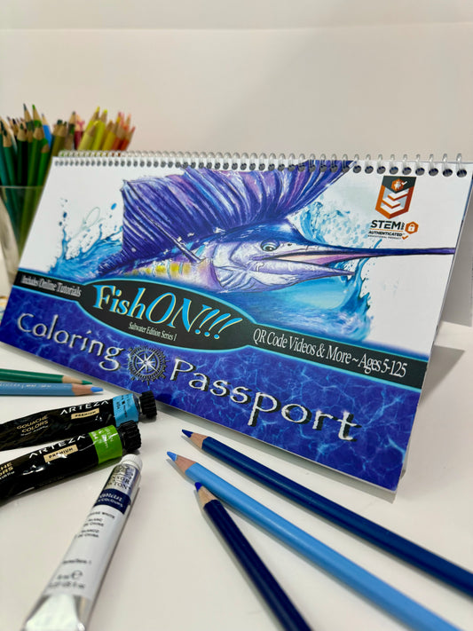 Coloring Passport FishON!!! Saltwater Edition I