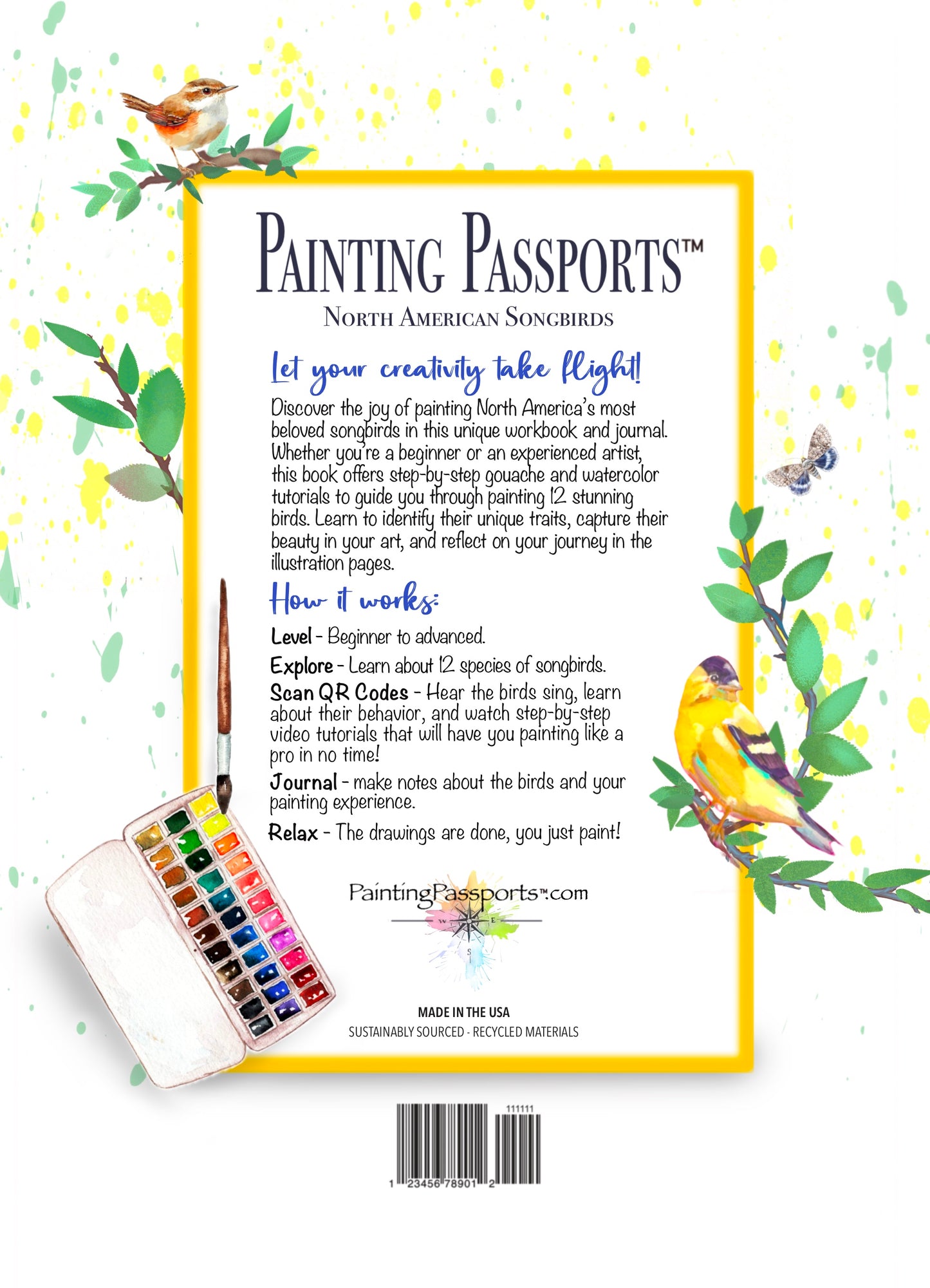 Painting Passports™ North American Songbirds Edition I